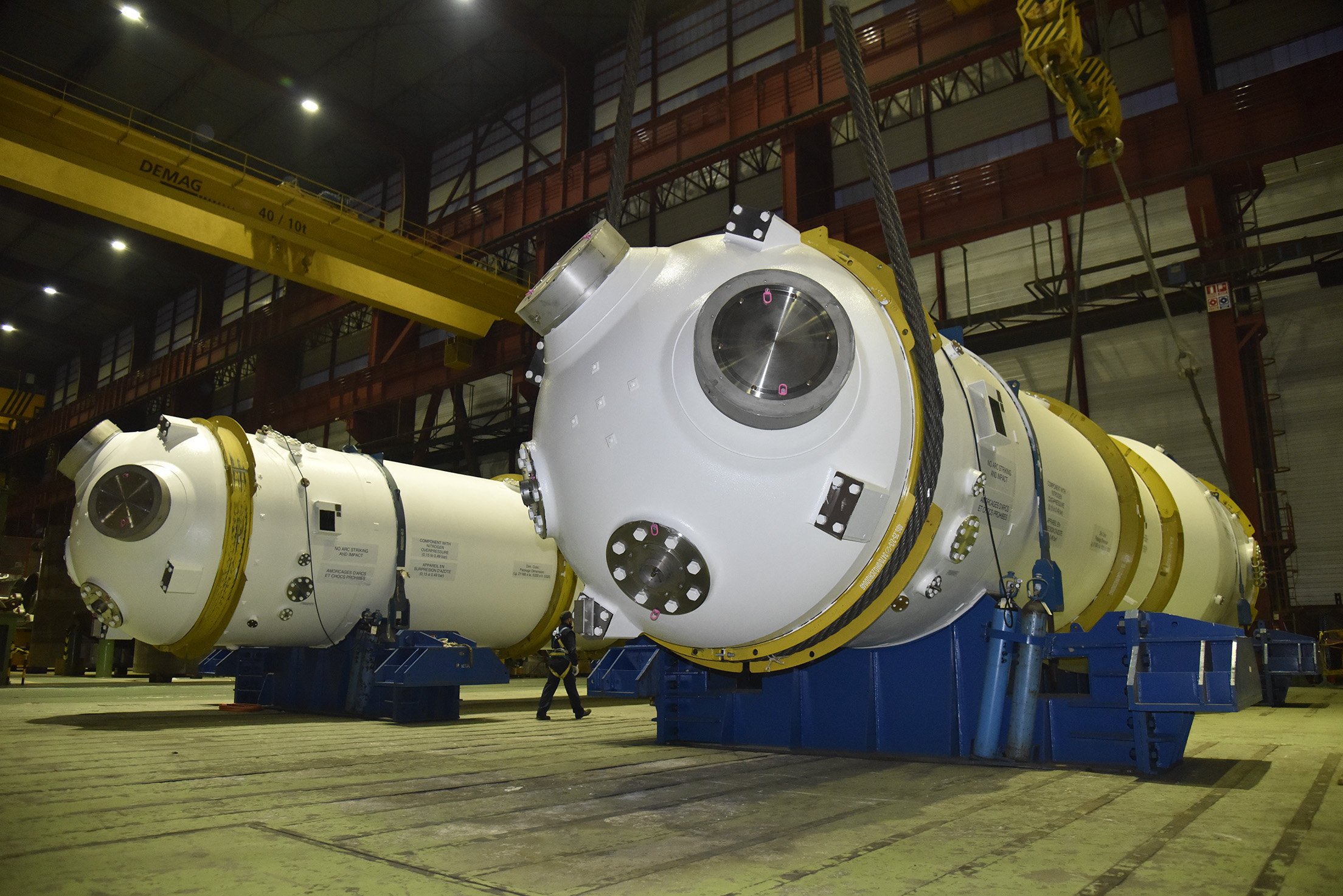 Ensa has completed the order for two steam generators, shipped for